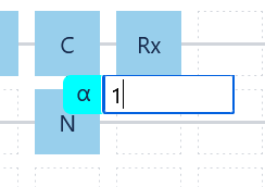 Rx Gate with value dropdown