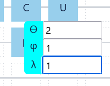 U Gate with values dropdown